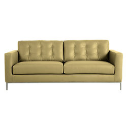 Furia Odyssey Large Leather Sofa Arredo Stone